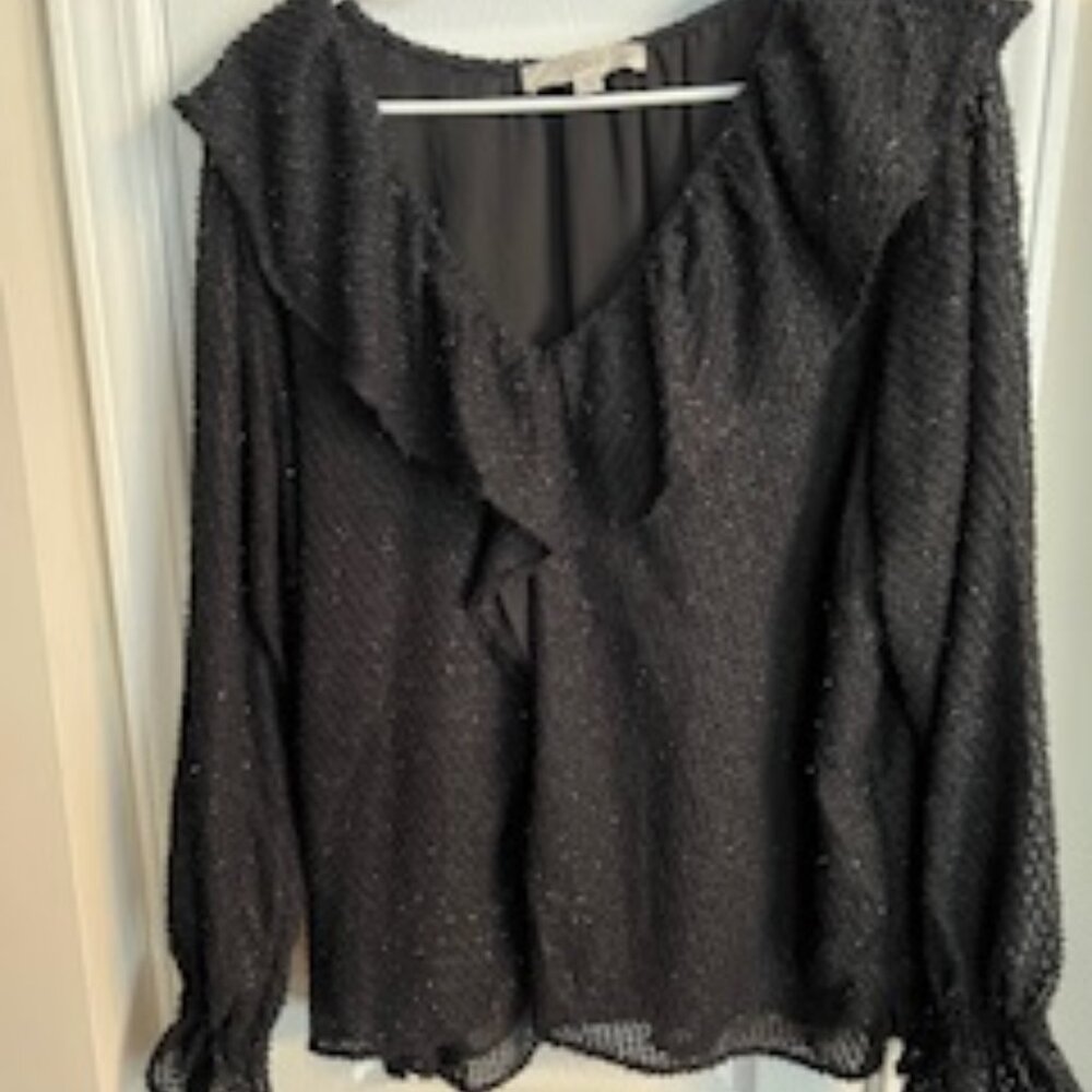 Loft Blouse Extra Large/ XL Black